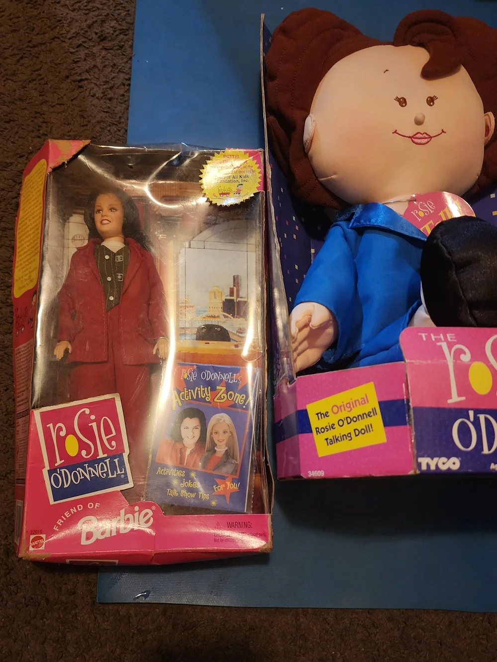 New vantage, 1977.\nTwoRosie O'Donnell Collector Doll in Pink Outfit